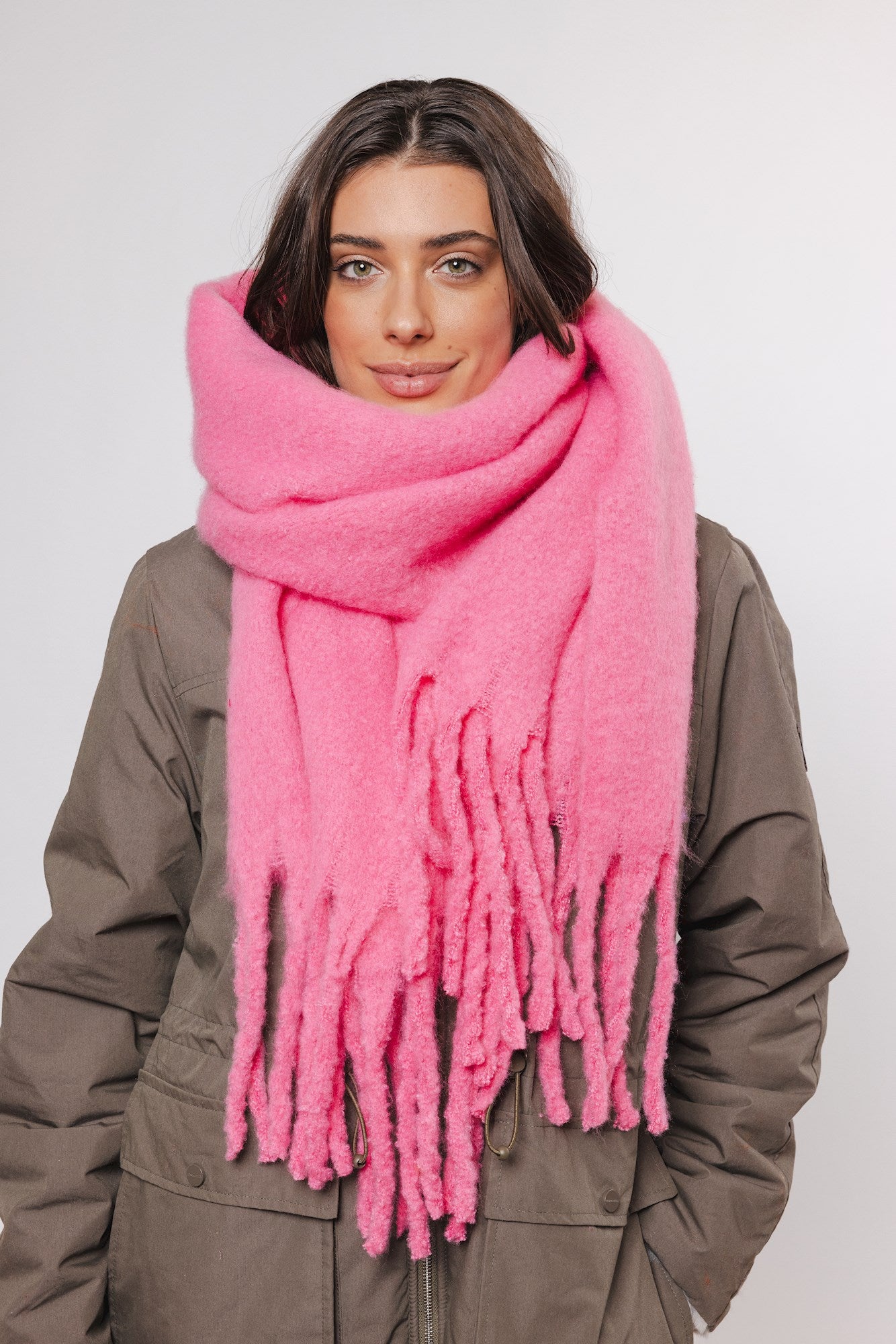 Rino & Pelle Gella Scarf in Magenta