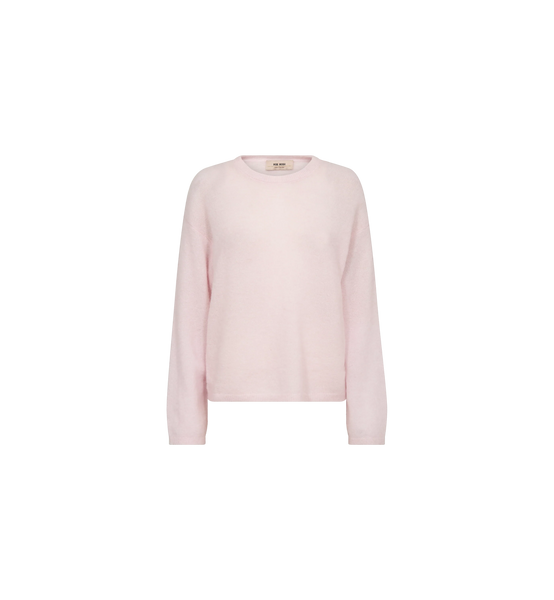 Mos Mosh Mape O-Neck Knit in Ballet Slipper