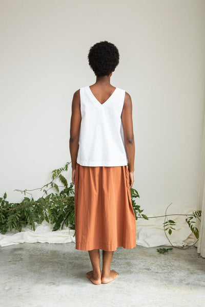 Beaumont Organic Azure Top in White