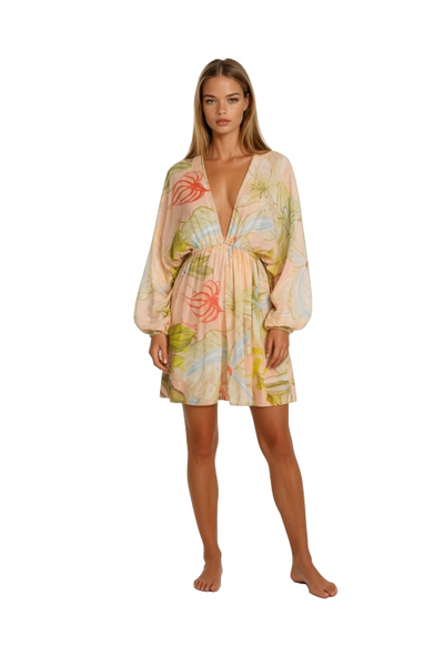 Pranella Astrid Junos Peach Kaftan