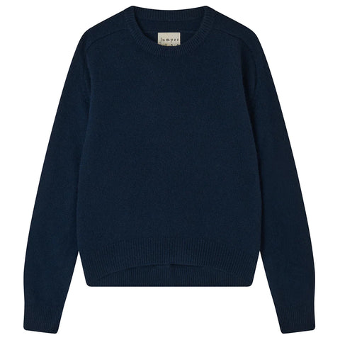 Jumper 1234 Oversize Crew Sweater in Navy