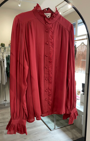 Suncoo Leonor Blouse in Terracotta H25C07285