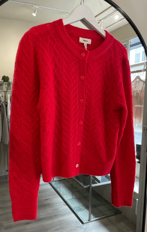 Suncoo Genibi Cardigan in Geranium H25M02184