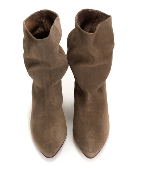 Anonymous Copenhagen Vully 50 Soft Calf Boot in Dark Taupe