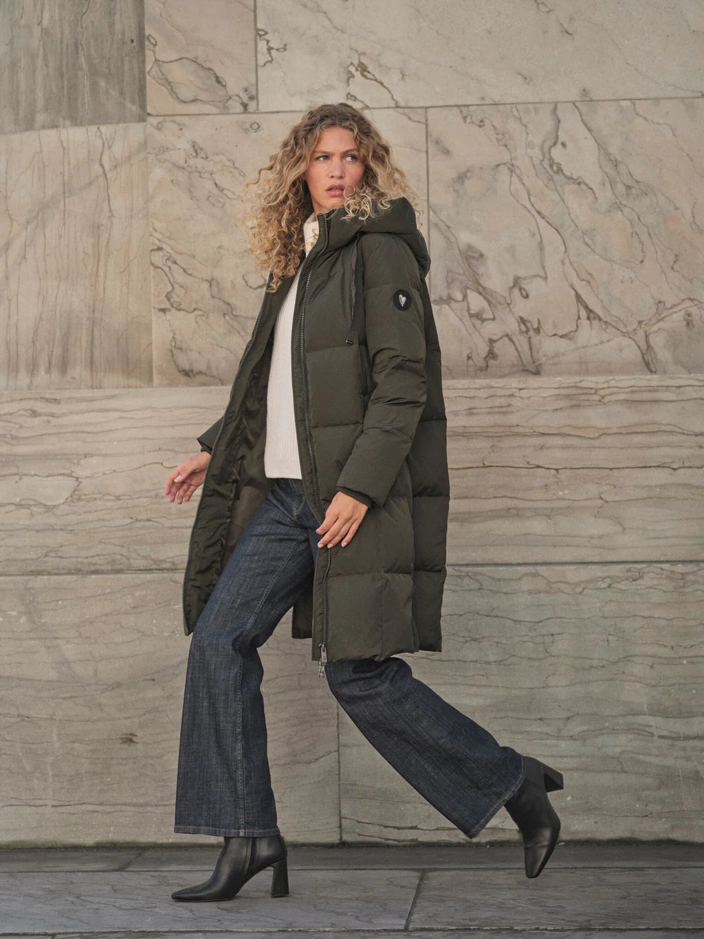 Mos Mosh Nova Square Down Coat in Rosin