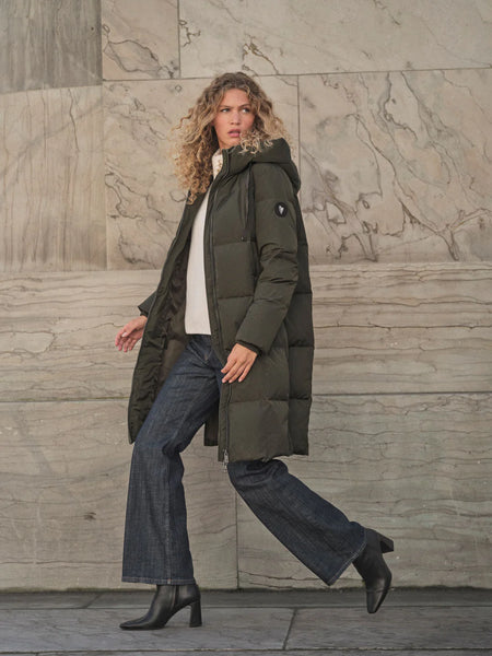 Mos Mosh Nova Square Down Coat in Rosin