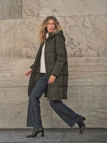 Mos Mosh Nova Square Down Coat in Rosin