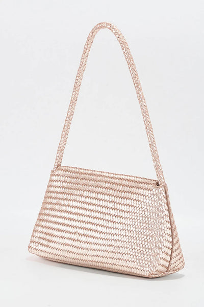 Ellyla Simi Baguette Bag in Metallic Gold