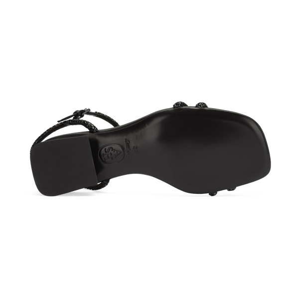 Ash Icaro Sandal in Black
