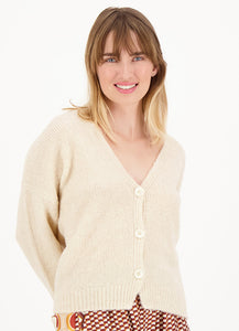 Me369 Irene Cardigan in White