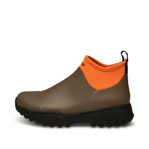 Woden Irene Waterproof Boots in Dark Olive and Tiger