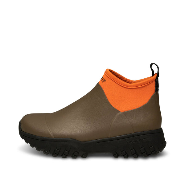 Woden Irene Waterproof Boots in Dark Olive and Tiger