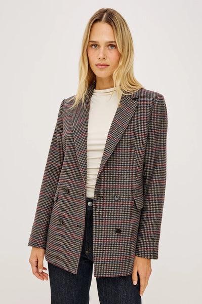 Rails Jac Jacket in Oxford Plum