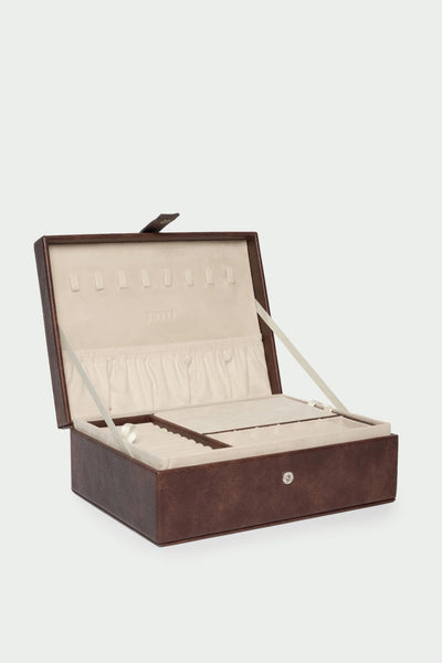 Tutti Coast Large Jewellery Box in Brown