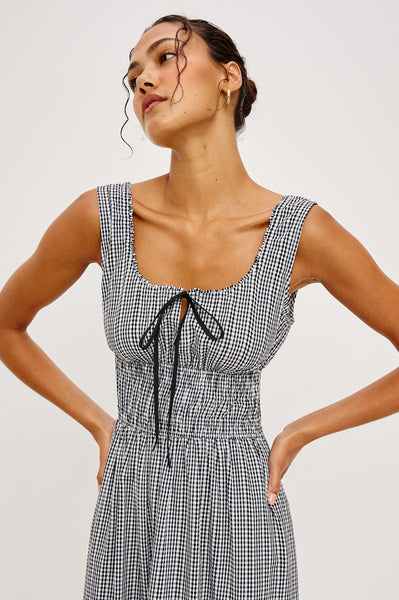 Rails Jordie Dress in Black Gingham
