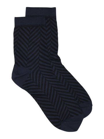 Gustav Kaila Ribbed Socks in Black 54914