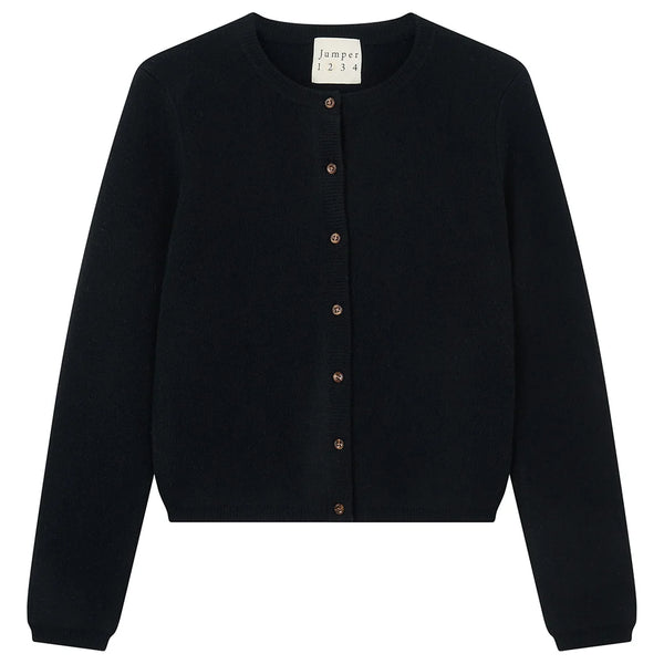 Jumper 1234 Stretch Cardigan in Black