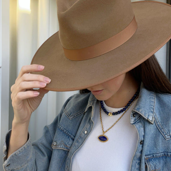 Talis Chains Lapis Pendant Necklace