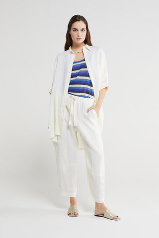 Ottod'Ame Trouser in Off White DP9505