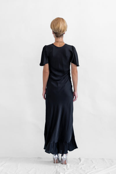 Silk95Five Arizona Silk Dress in Black