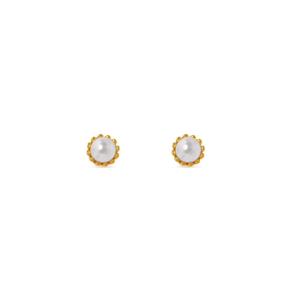 Orelia Pearl Stud Earrings