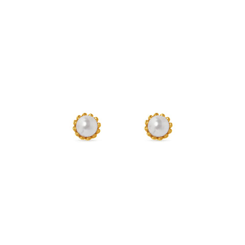 Orelia Pearl Stud Earrings