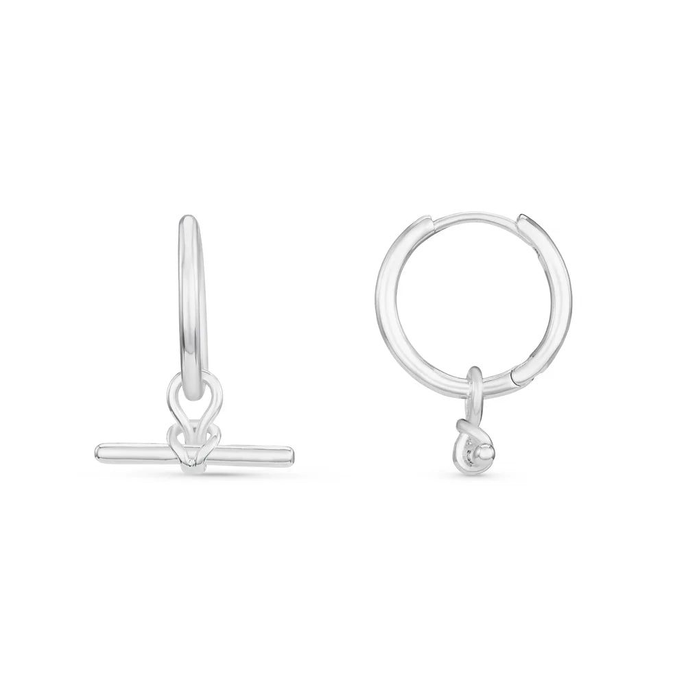 Orelia Dainty t-Bar small Hoop