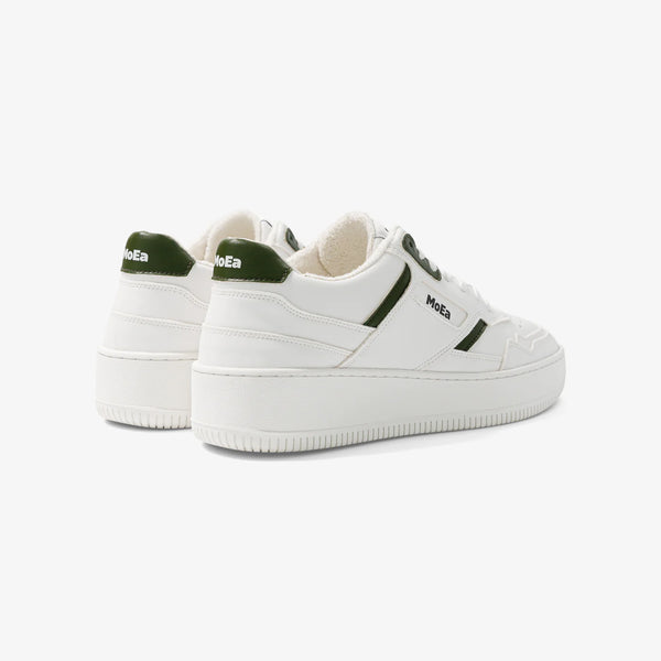 MoEa Gen 1 Trainers in Cactus White and Green