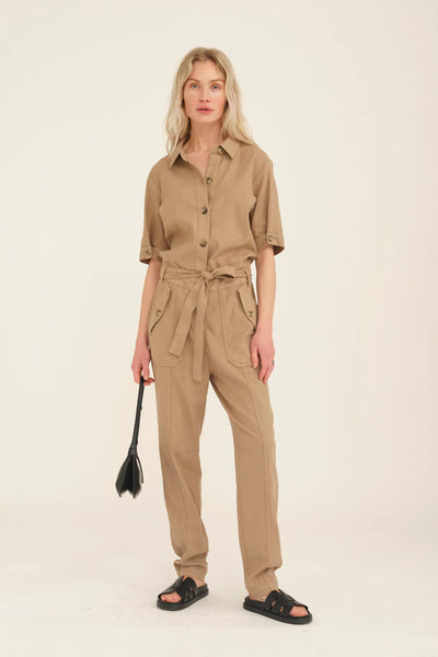 Pieszak Jill Jumpsuit in Lead Brown