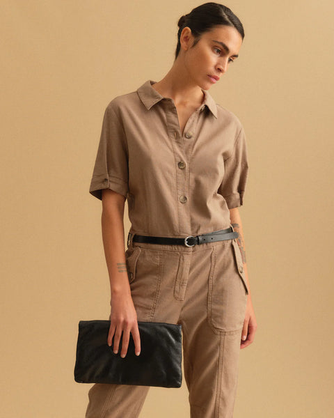 Pieszak Jill Jumpsuit in Lead Brown