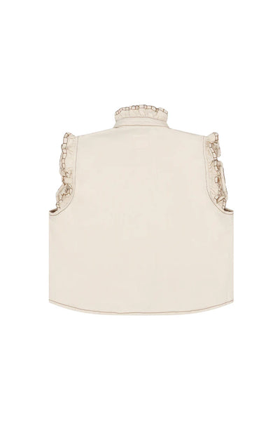 Seventy + Mochi Pablo Waistcoat in Ecru