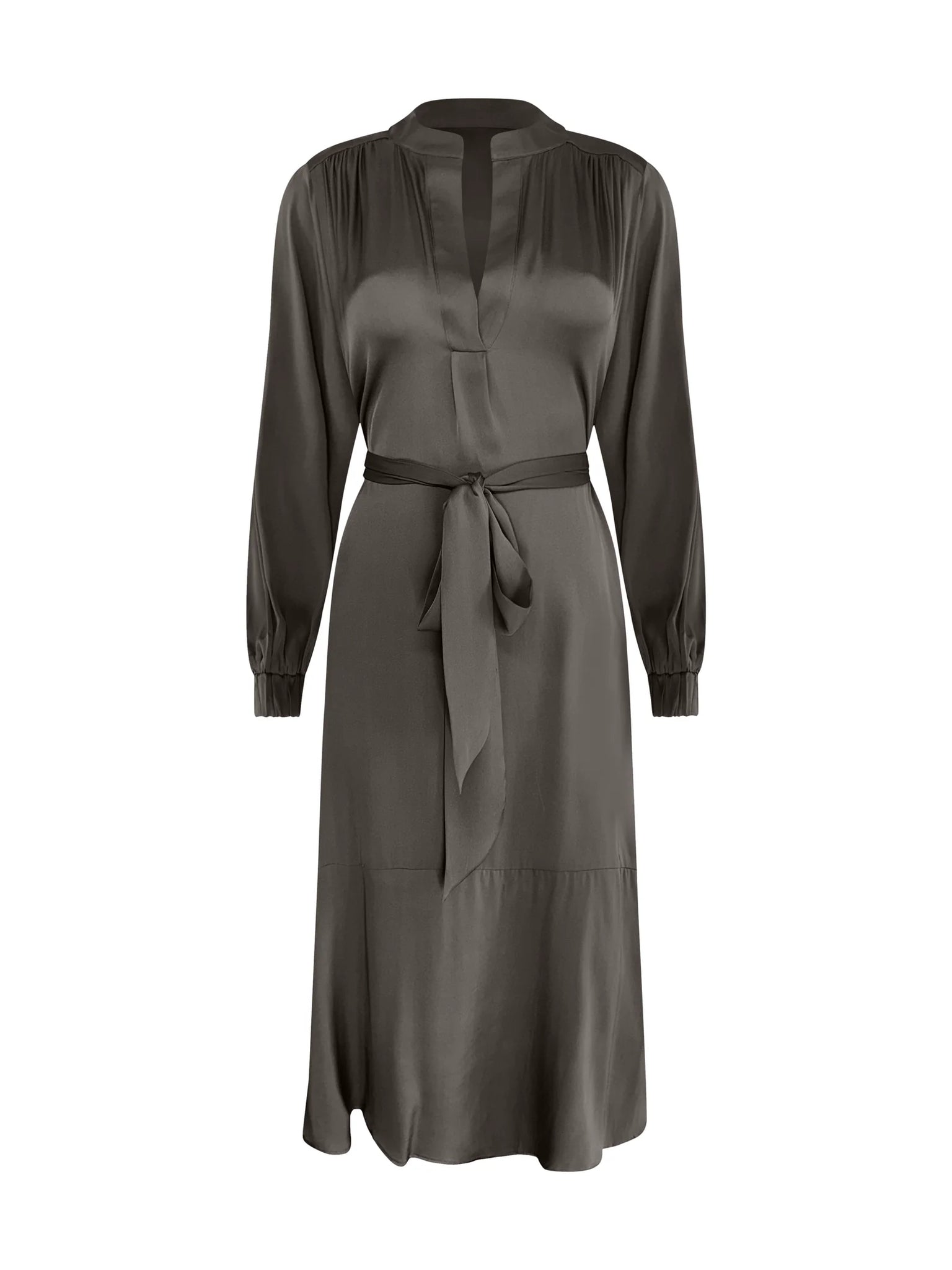 Silk95Five Paige Dress in Dorian Brown