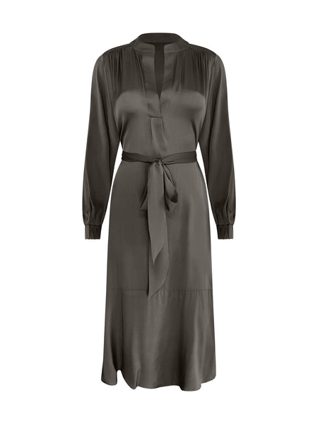 Silk95Five Paige Dress in Dorian Brown