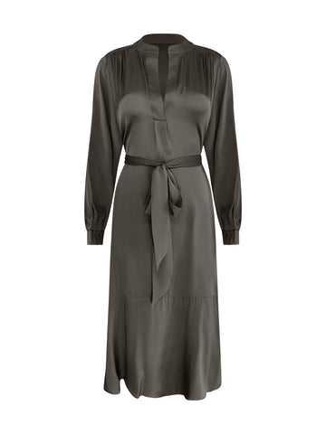 Silk95Five Paige Dress in Dorian Brown