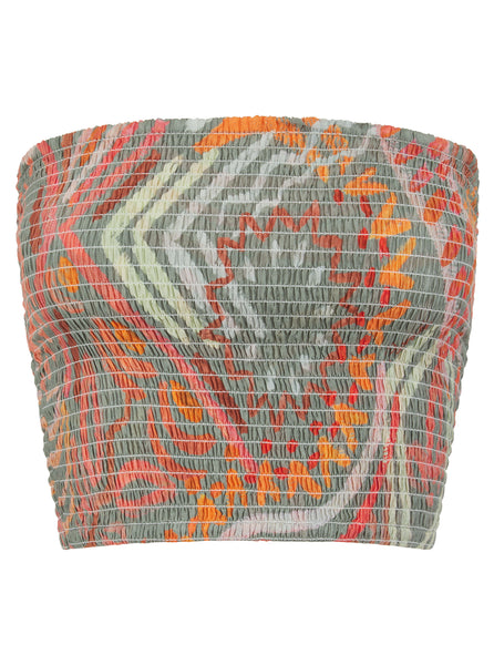 Pranella Boobie Solstice Coral Crop Top