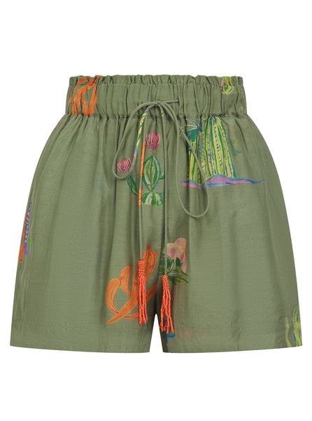 Pranella Uma Desra Print Shorts