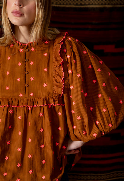 Bonté Rosa Top in Ginger Neon