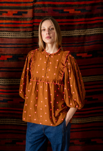 Bonté Rosa Top in Ginger Neon