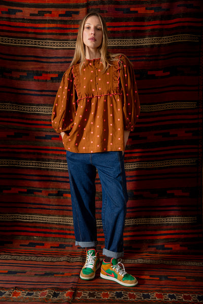 Bonté Rosa Top in Ginger Neon