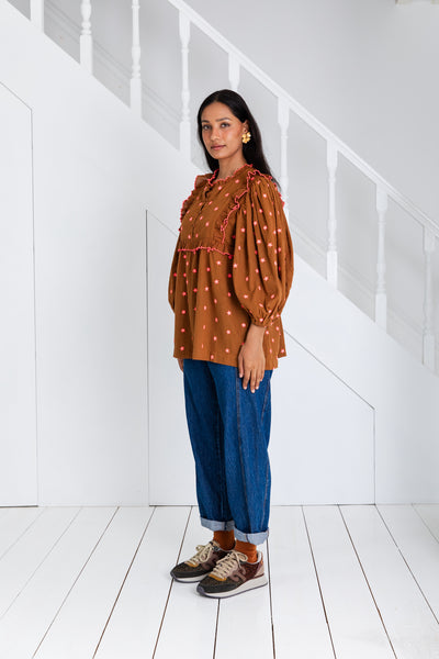 Bonté Rosa Top in Ginger Neon