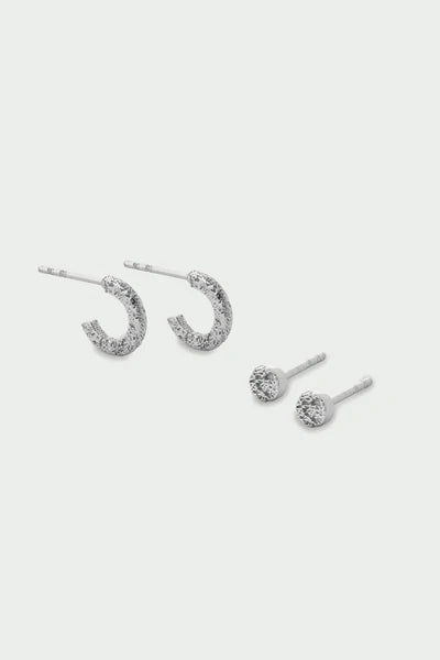 Tutti Quest Earring Set in Silver