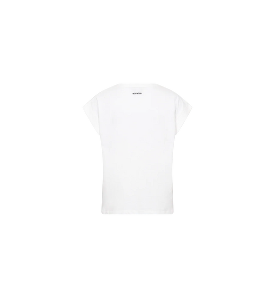 Mos Mosh Silao V-SS Tee in White
