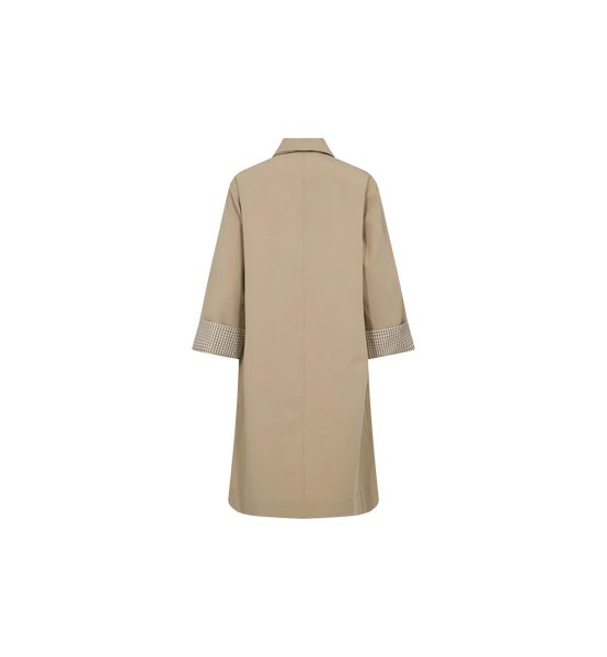 Mos Mosh Riko Bora Trenchcoat in Twill