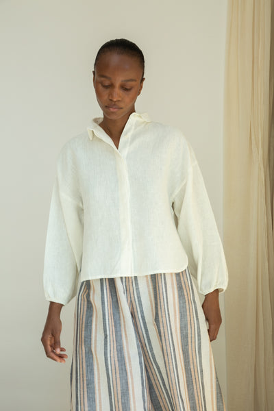 Beaumont Organic Amanda-May Shirt in Off White