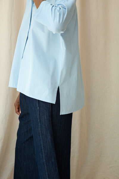 Beaumont Organic Reese Shirt in Powder Blue