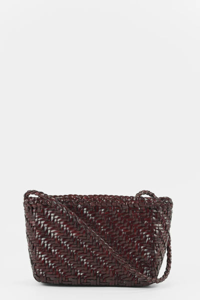 Ellyla Sia Crossbody Woven Bag in Burgundy