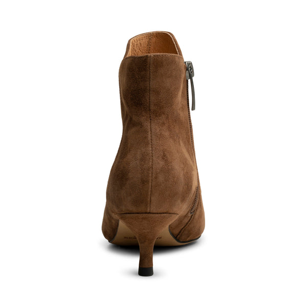 Shoe The Bear Saga Zip Boot in Tan Suede