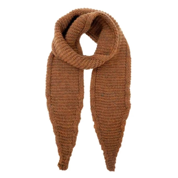 *Last one!* Black Colour Sally Scarf in Camel