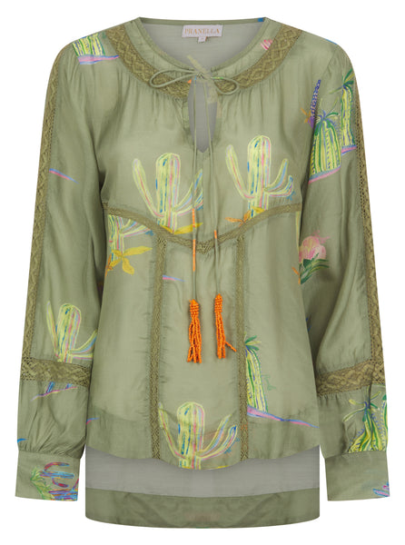Pranella Sally Top in Desra Print
