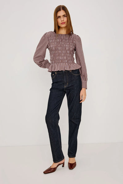 Rails Tabi Top in Rust Rose